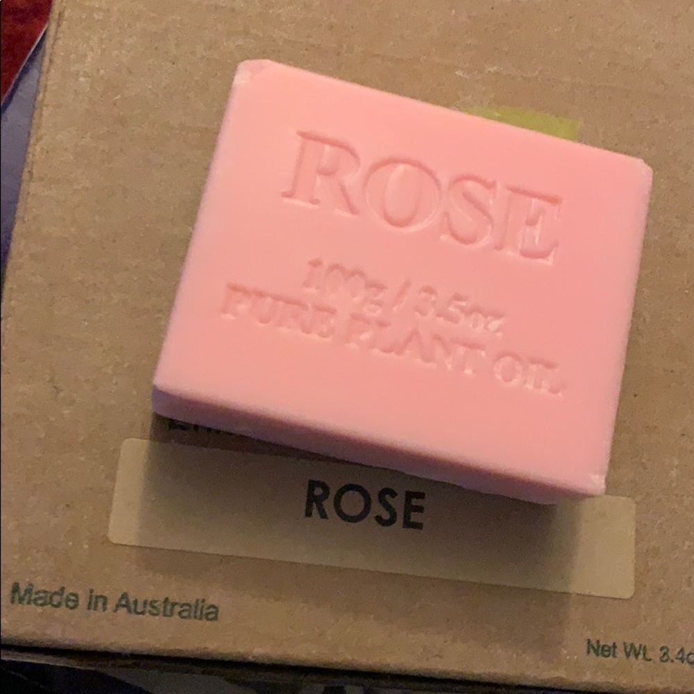 New ROSE Soap made with plant oil of roses 1 bar